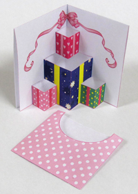 popup card バースデーカード・ポップアップカード