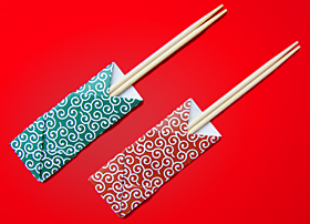 割り箸用箸袋 割り箸用折り紙箸袋